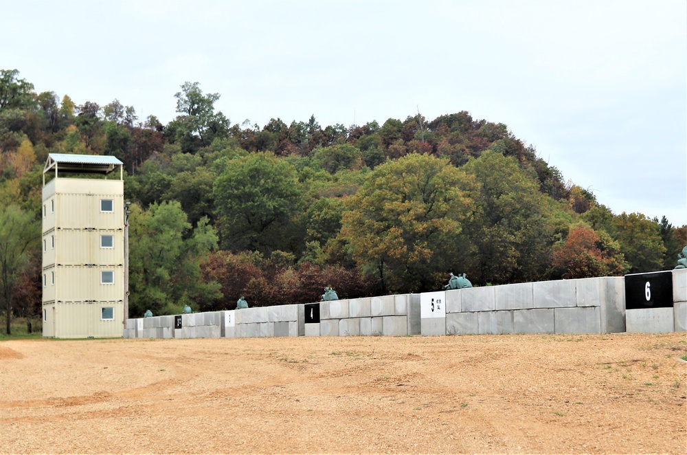 Live-fire shooting range improvements at Fort McCoy