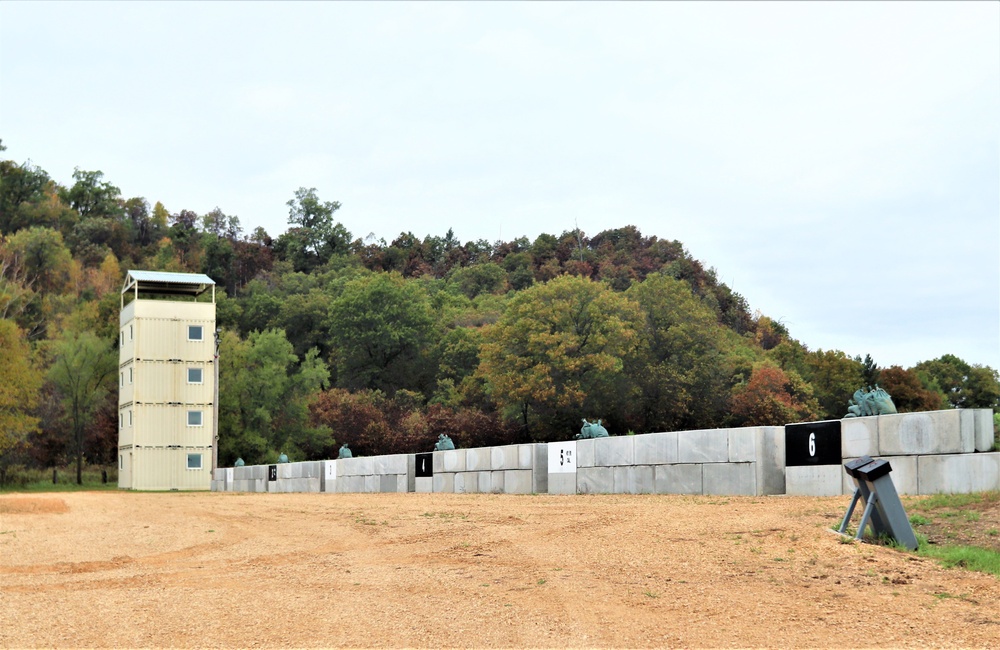 Live-fire shooting range improvements at Fort McCoy