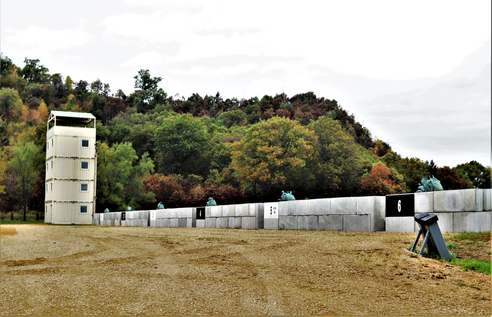 Live-fire shooting range improvements at Fort McCoy