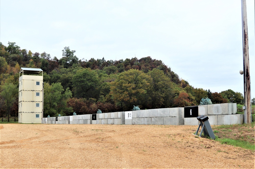 Live-fire shooting range improvements at Fort McCoy