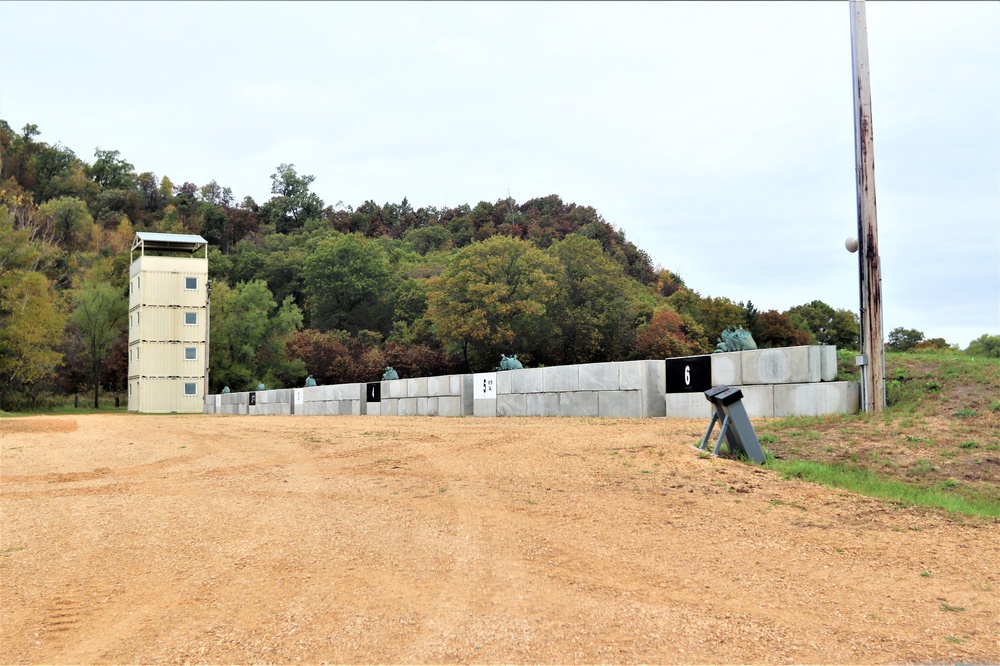 Live-fire shooting range improvements at Fort McCoy