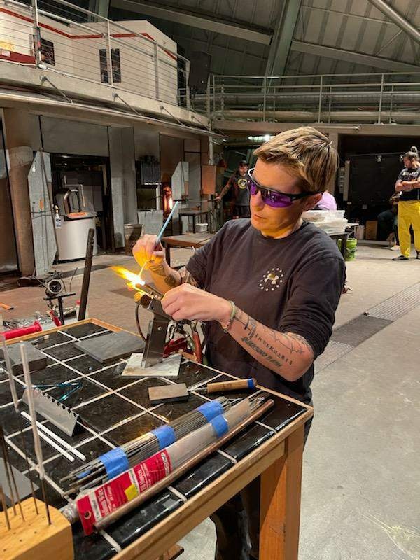 Recovering Soldiers Learn to Make Glass Works of Art