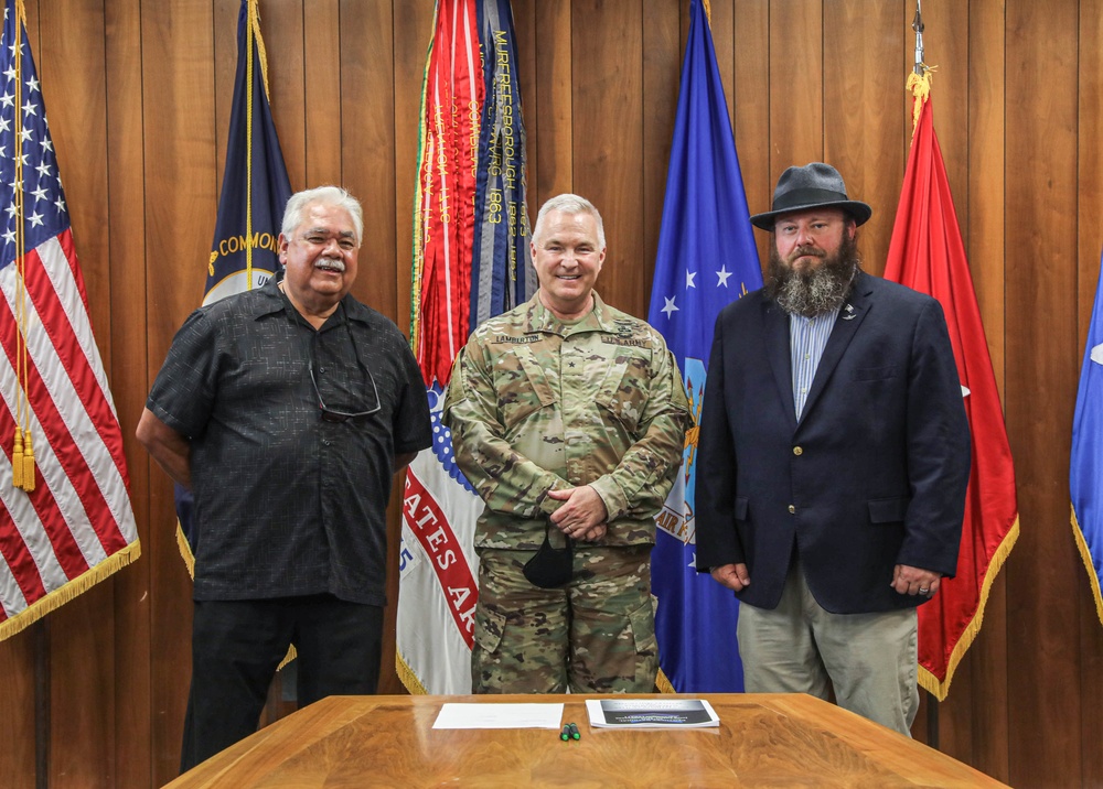 Official signing of the 2021 Kentucky National Guard Joint Labor-Management Agreement