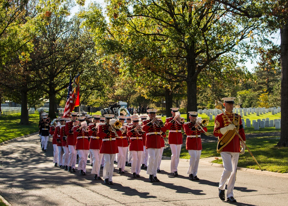 Barracks Marines pay final tribute to repatriated WWII PFC