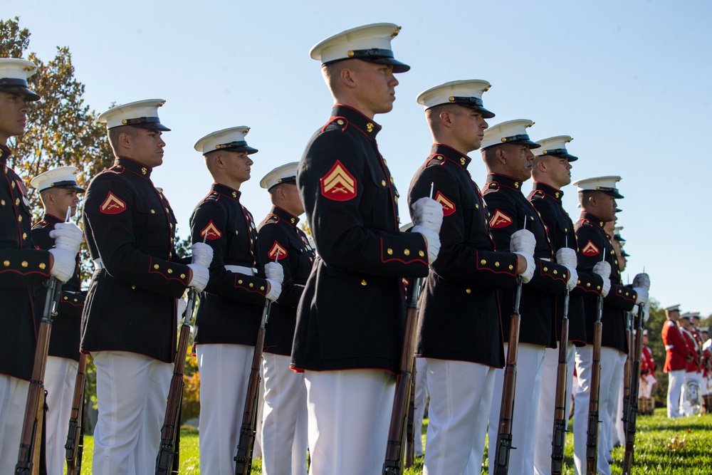 Barracks Marines pay final tribute to repatriated WWII PFC
