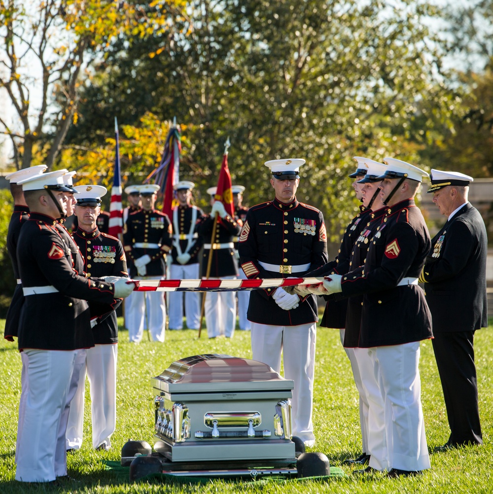 Barracks Marines pay final tribute to repatriated WWII PFC