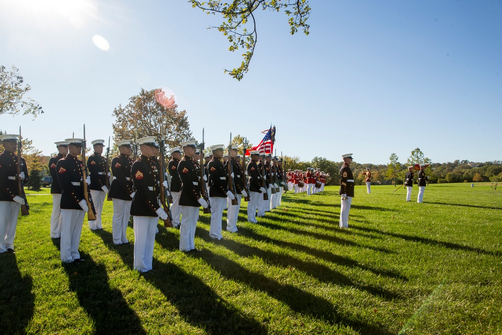 Barracks Marines pay final tribute to repatriated WWII PFC