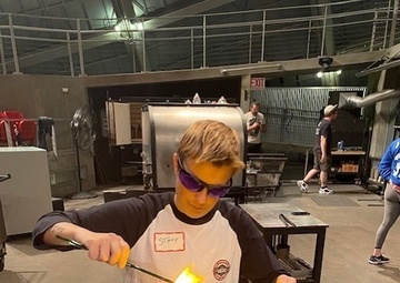 Recovering Soldiers Learn to Make Glass Works of Art