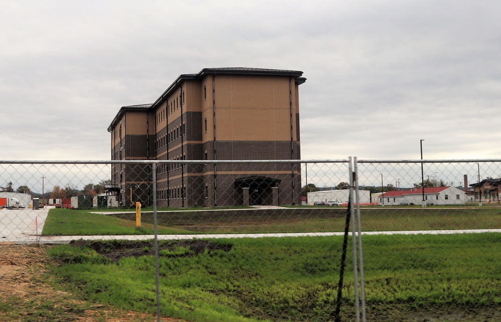 New barracks building at Fort McCoy