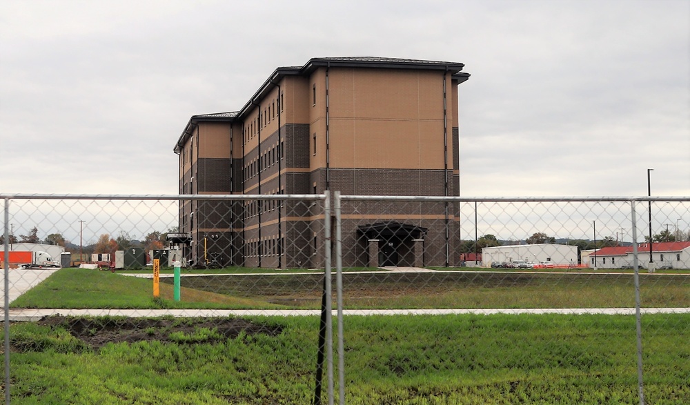 New barracks building at Fort McCoy