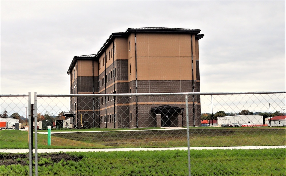 New barracks building at Fort McCoy