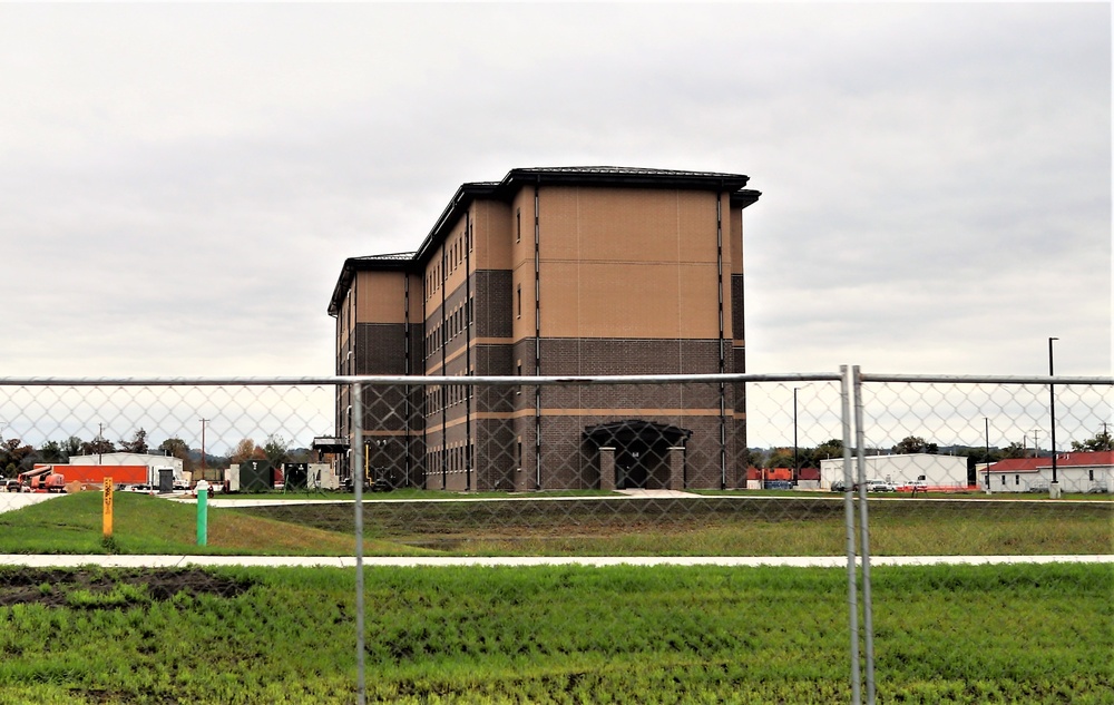 New barracks building at Fort McCoy