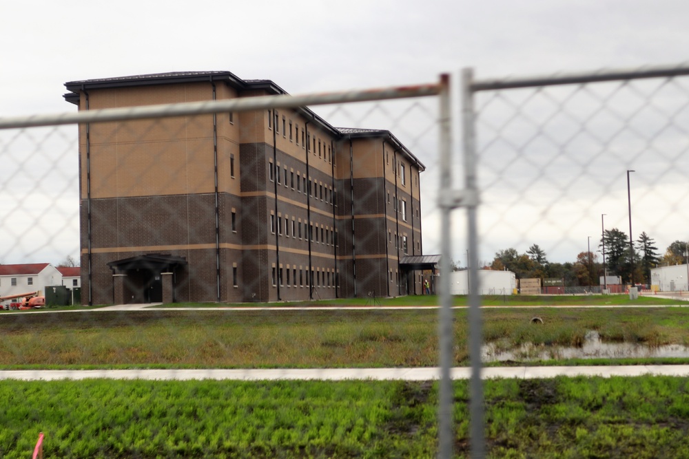 New barracks building at Fort McCoy