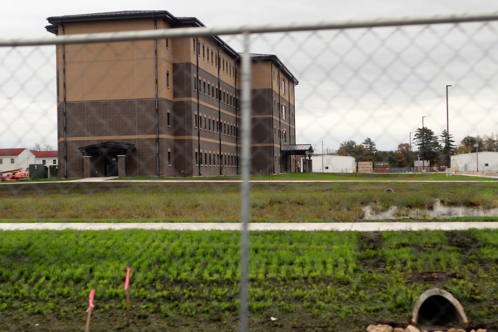 New barracks building at Fort McCoy