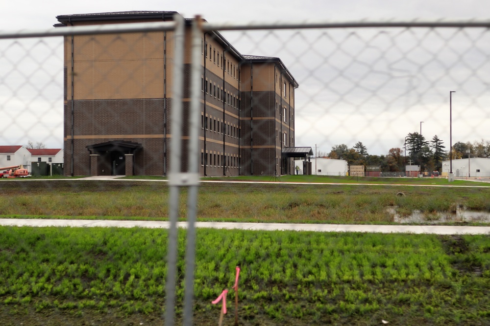 New barracks building at Fort McCoy