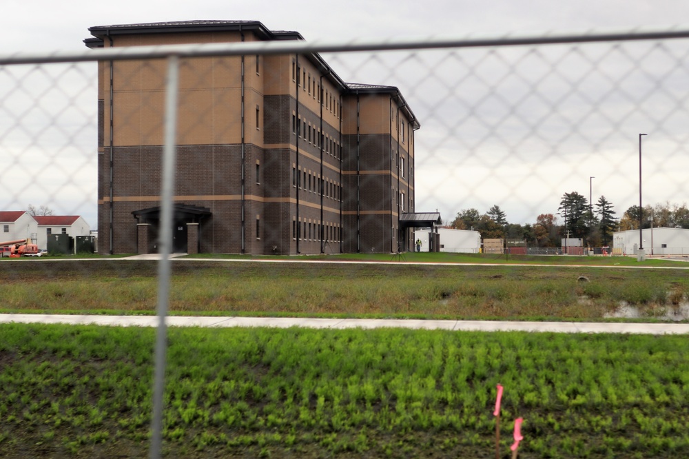 New barracks building at Fort McCoy