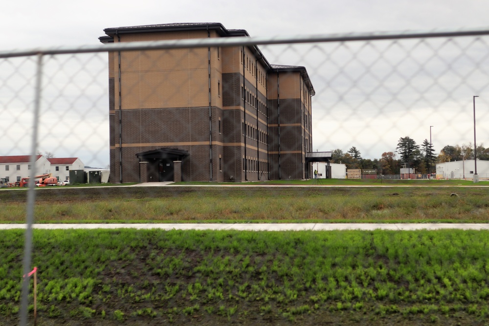 New barracks building at Fort McCoy