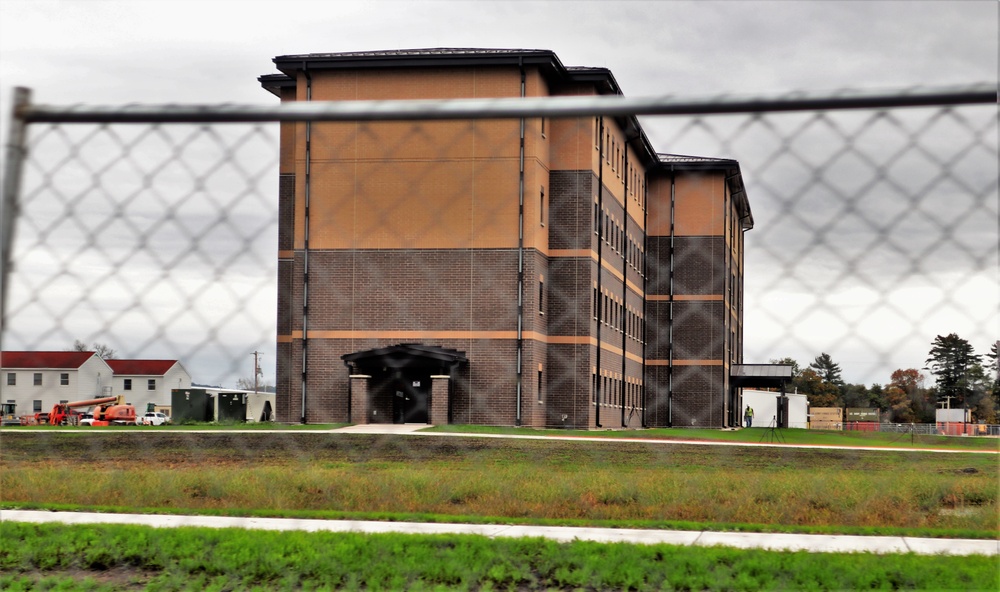 New barracks building at Fort McCoy