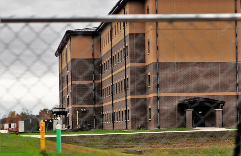 New barracks building at Fort McCoy