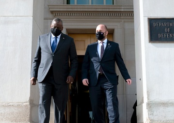 Secretary of Defense Austin Hosts Slovakia's Minister of Defense