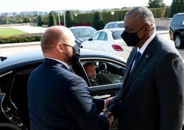 Secretary of Defense Austin Hosts Slovakia's Minister of Defense