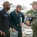 Navy Region Hawaii Commander Presents Arizona Relic to Destroyer Crew