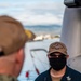 Navy Region Hawaii Commander Presents Arizona Relic to Destroyer Crew