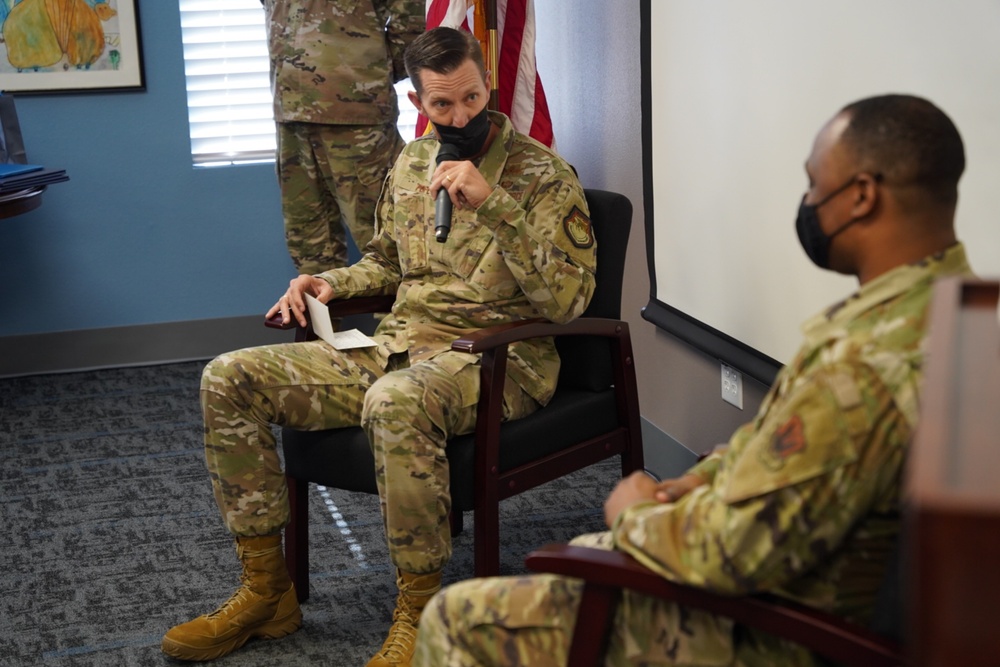 The 690th Cyberspace Operation Group hosts retirement ceremony