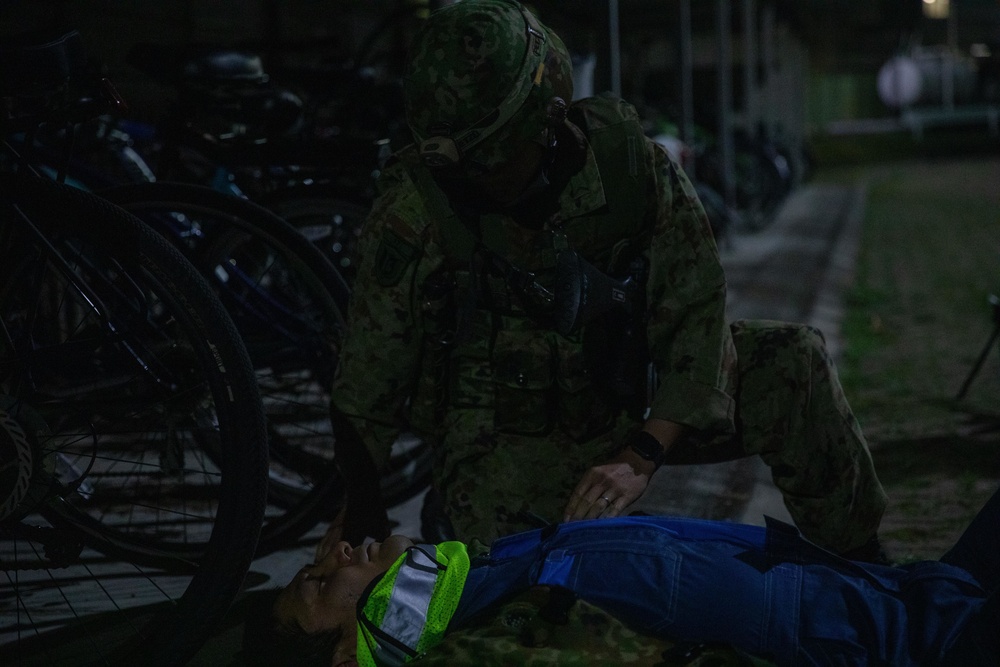 Exercise Active Shield 2021: U.S. Marines and JGSDF members respond to multi base attack