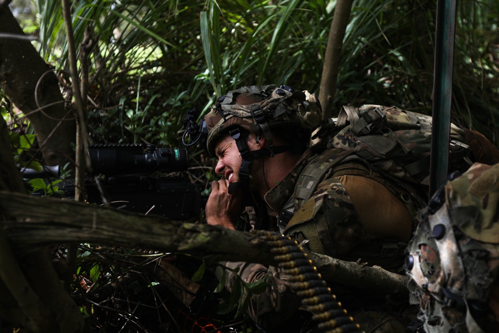 25th Infantry Division Soldiers train during JPMRC 22-01