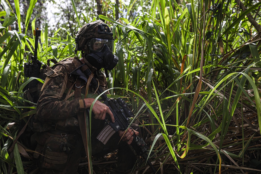 25th Infantry Division Soldiers train during JPMRC 22-01