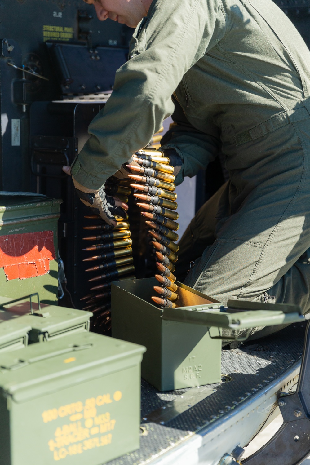 HMLA-775 Marines aid in close air support exercise