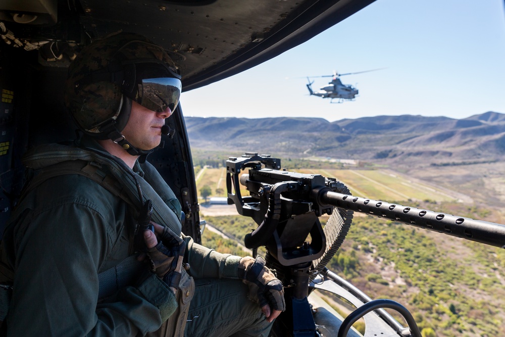 HMLA-775 Marines aid in close air support exercise