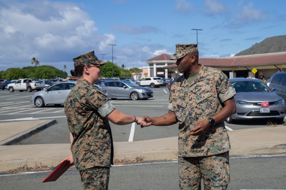 Sgt. Barrett Receives Navy Commendation Medal