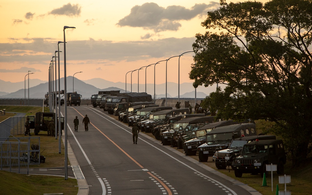 Exercise Active Shield 2021: Japan Ground Self-Defense Force soldiers break down camp at conclusion of bilateral training exercise