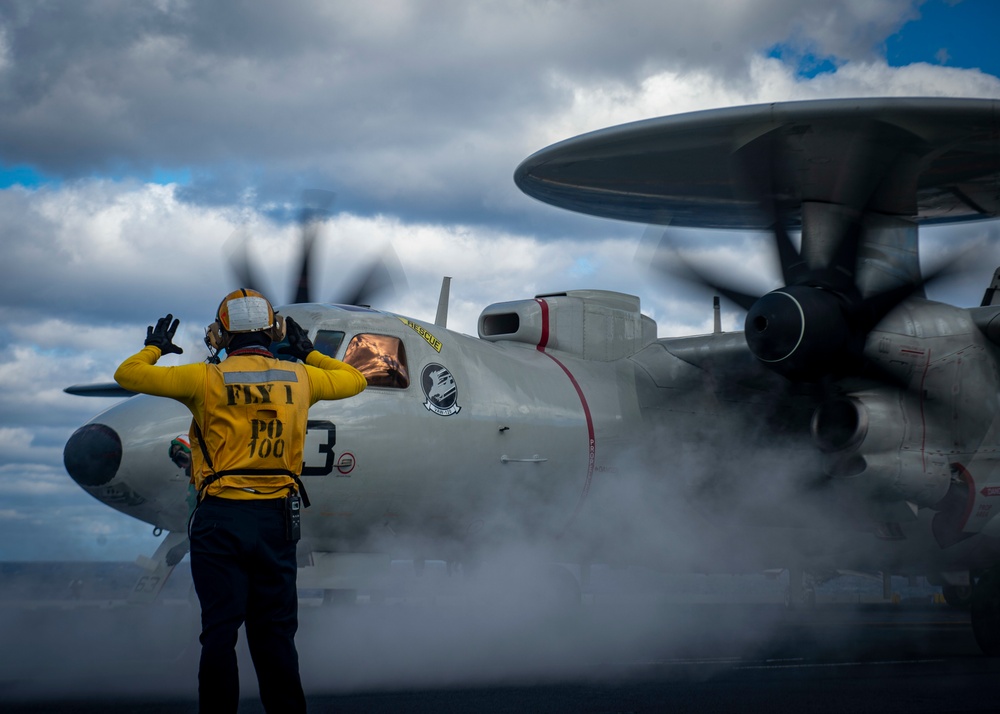 GHWB Conducts Flight Operations