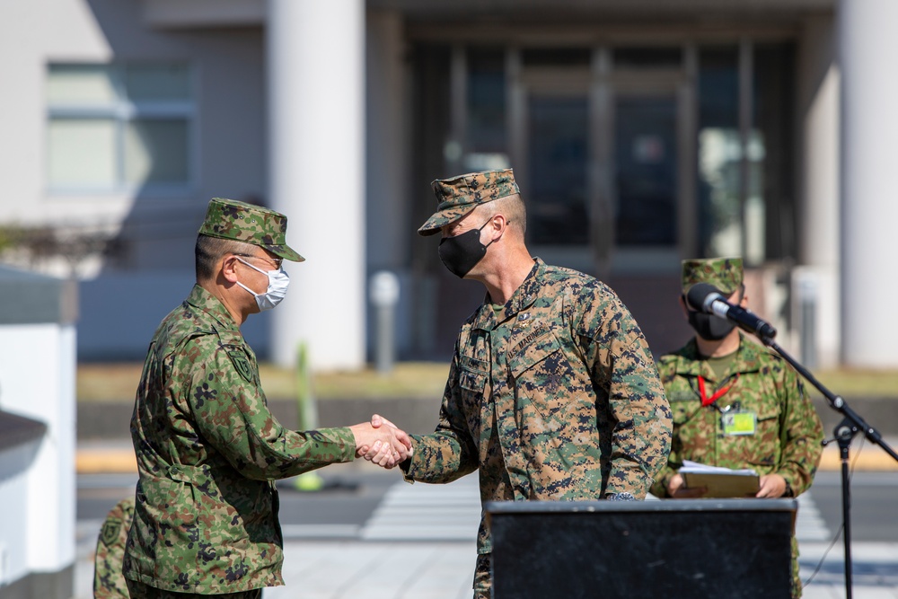 U.S. Marines, Japan Ground Self-Defense Force soldiers conclude Active Shield 2021