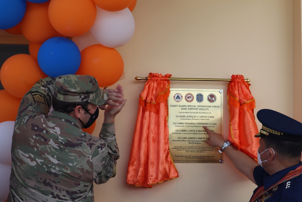 U.S. Military Turns Over Boat Support Facility in Zamboanga to the Philippine Coast Guard