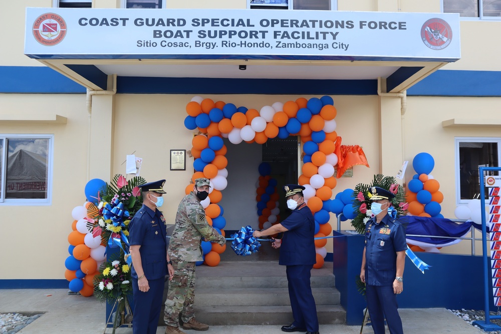 U.S. Military Turns Over Boat Support Facility in Zamboanga to the Philippine Coast Guard