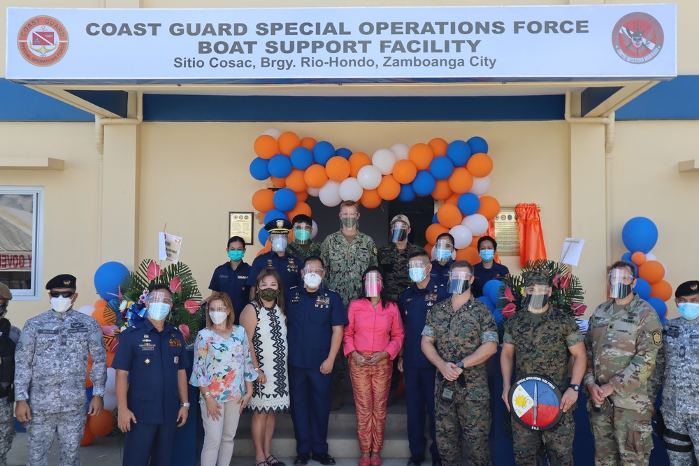 U.S. Military Turns Over Boat Support Facility in Zamboanga to the Philippine Coast Guard