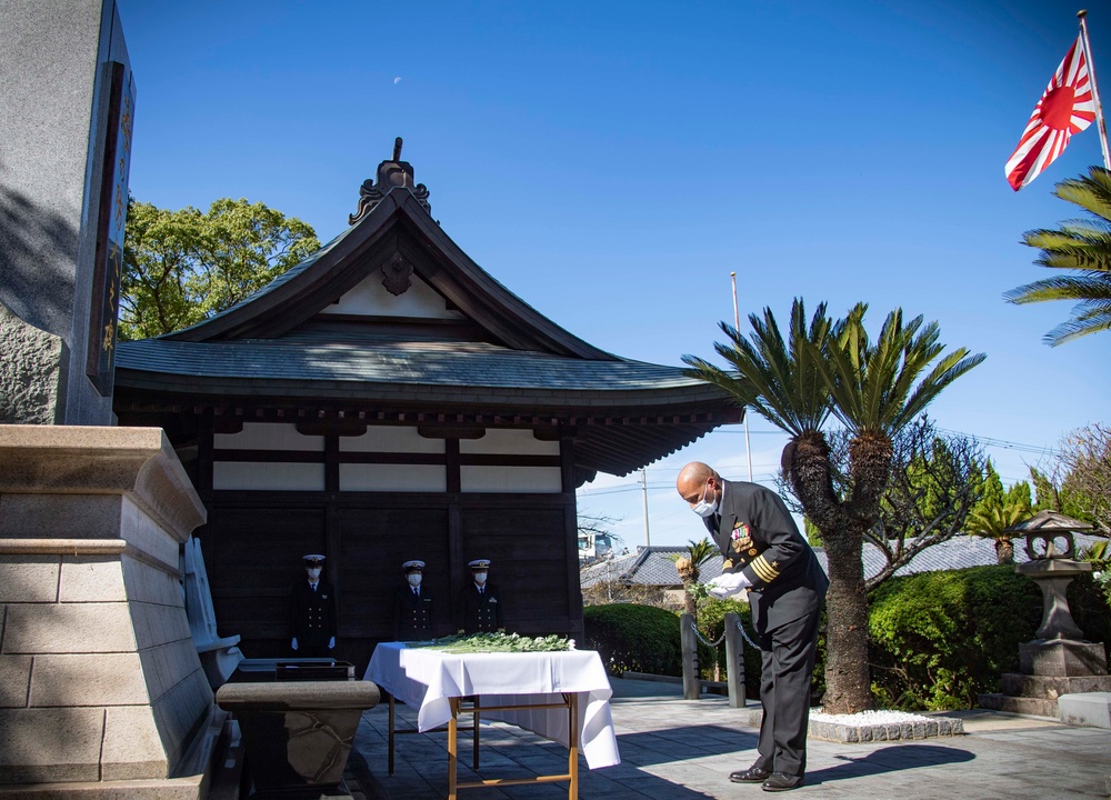 CFAS attends JMSDF Higashiyama Park Memorial