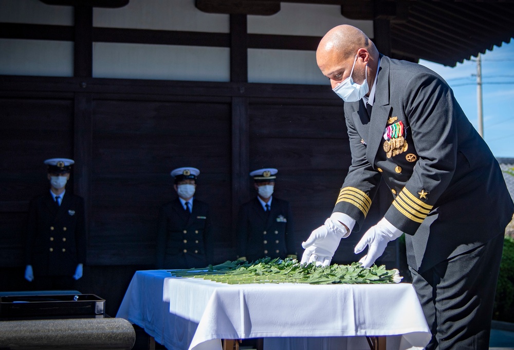 CFAS attends JMSDF Higashiyama Park Memorial