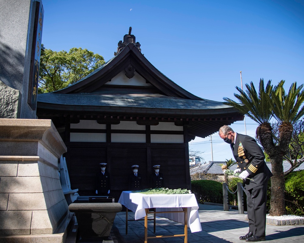 CFAS attends JMSDF Higashiyama Park Memorial