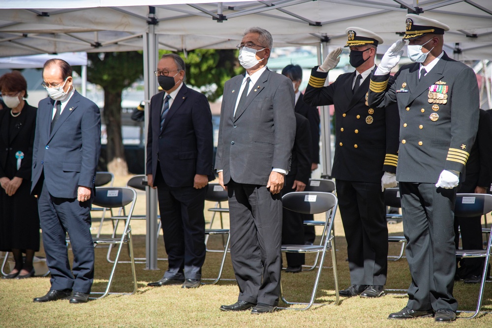 CFAS attends JMSDF Higashiyama Park Memorial