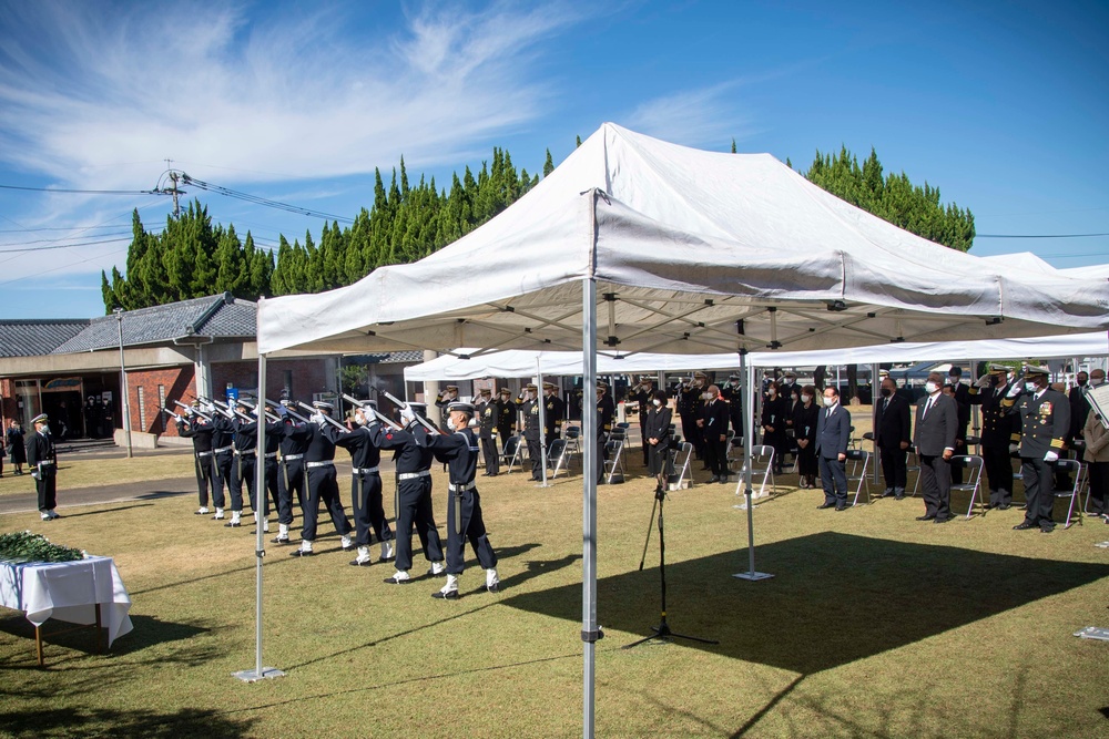 CFAS attends JMSDF Higashiyama Park Memorial