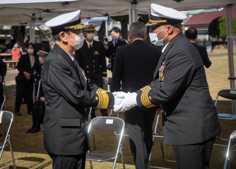 CFAS attends JMSDF Higashiyama Park Memorial