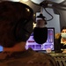 AFN Kaiserslautern radio DJ conducts an on-air interview
