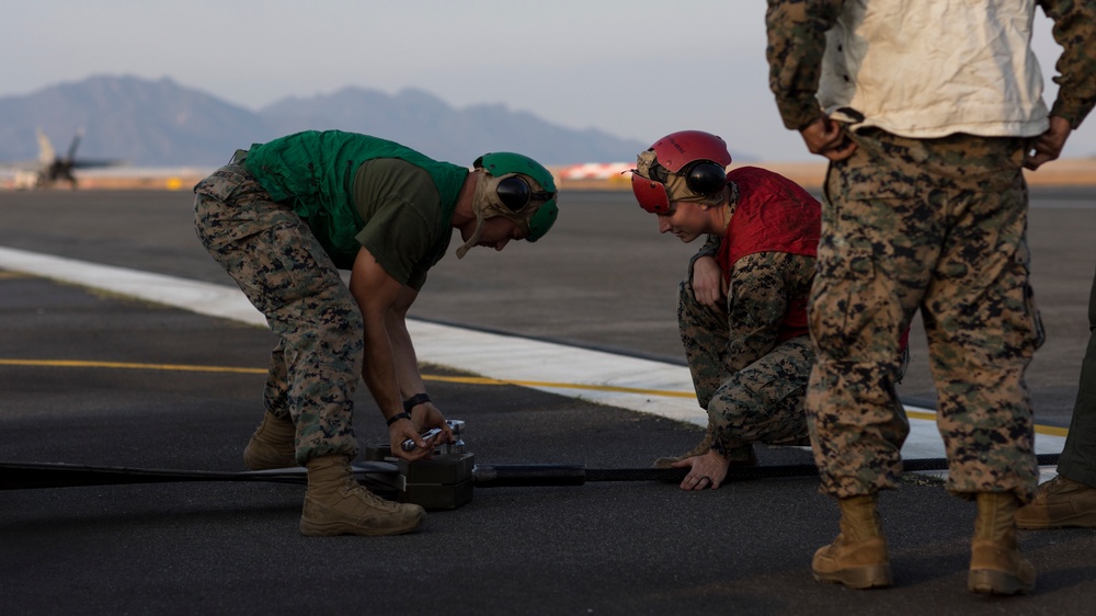 Exercise Active Shield 21: MCAS Iwakuni Marines Conduct an Arrested Landing of Aircraft