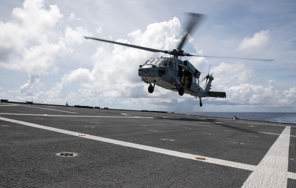 USS Tulsa Flight Operations