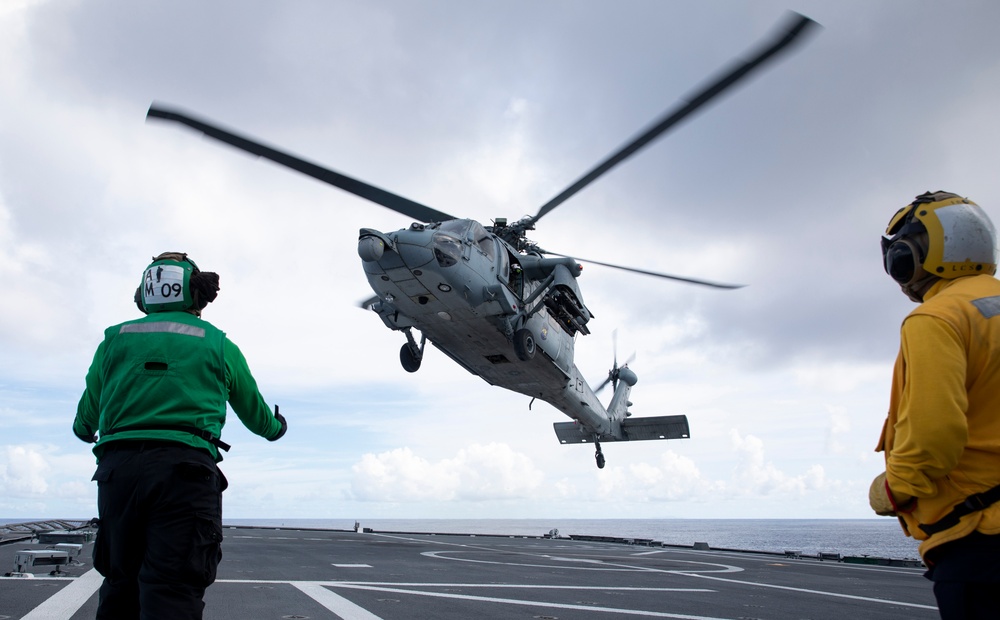 USS Tulsa Flight Operations